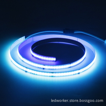 Cob RGB CCT LED Strip 24V RGBIC Waterproof Color LED Strip
